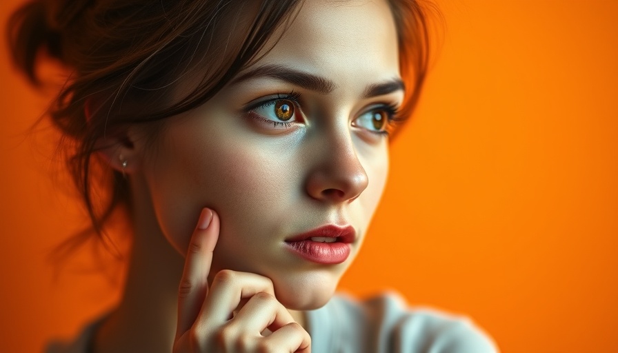 Thoughtful woman reflecting on lithromantic love.