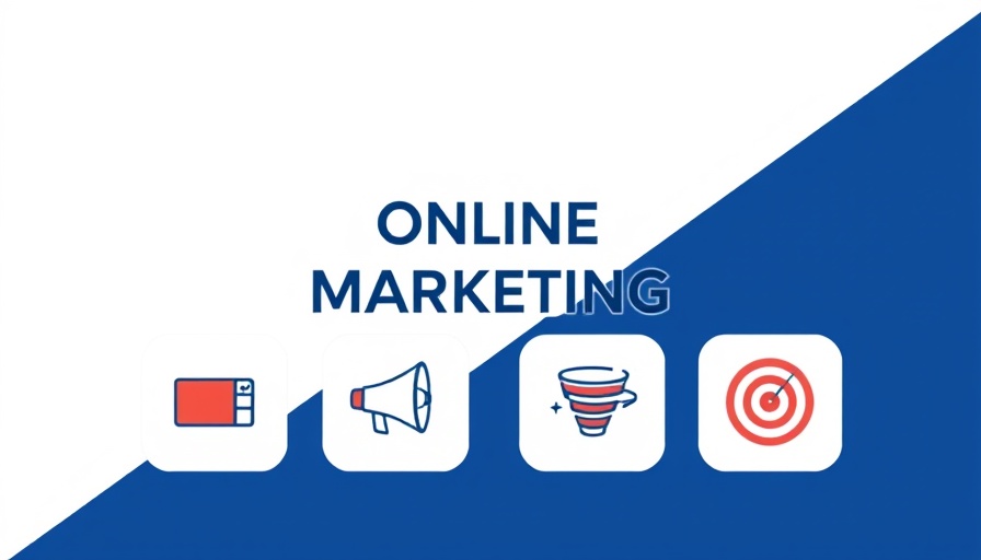 Infographic of online marketing mistakes with icons, 2025.