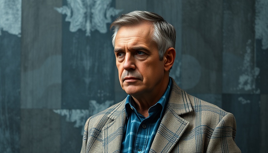Focused man poses against an abstract background, highlighting new hacker trend targeting crypto data.