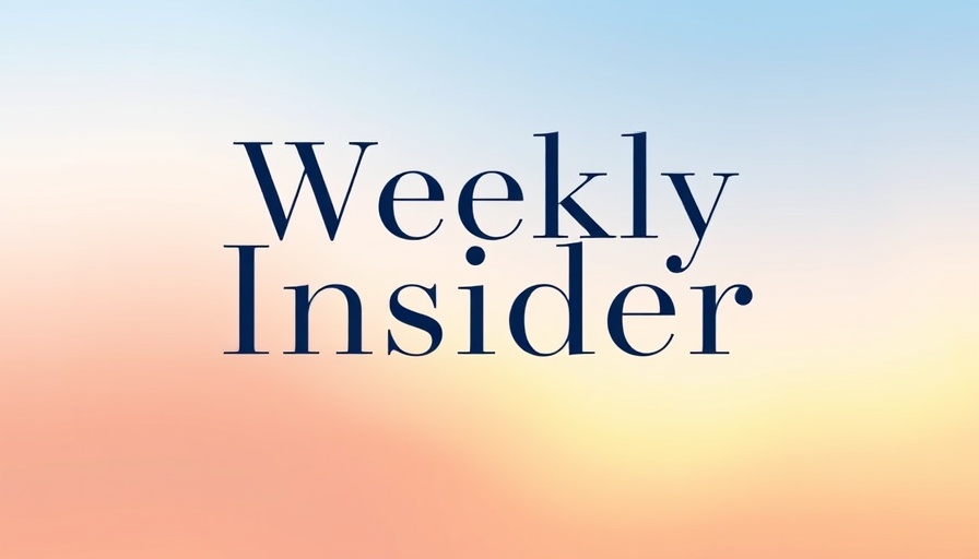 Weekly Insider text on gradient background conveying sleep health theme