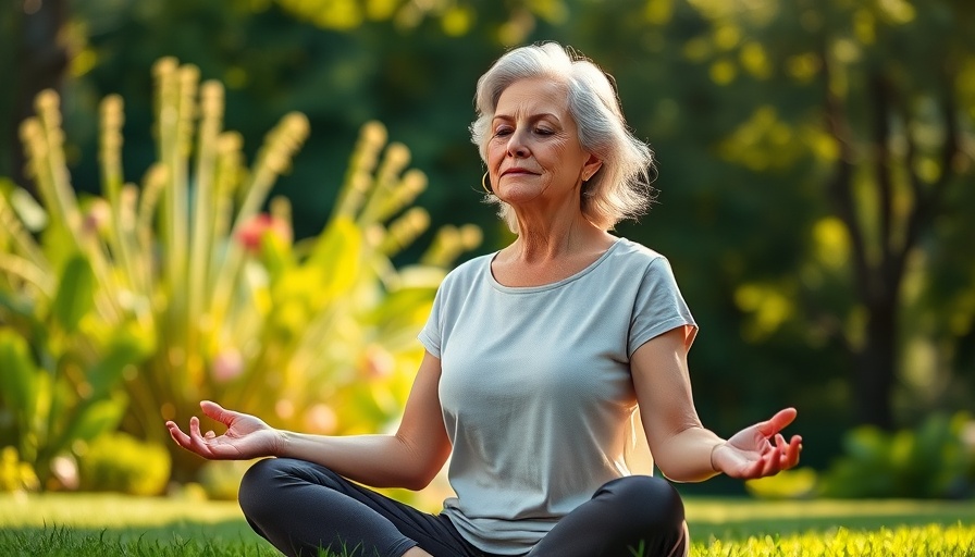Woman practicing meditation for wellness and mental health strategies.
