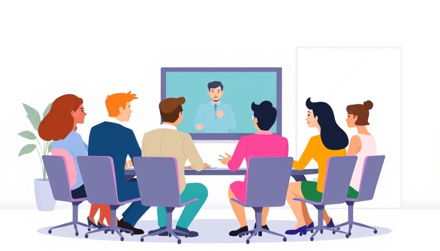 In-House marketer vs Marketing Agency meeting illustration