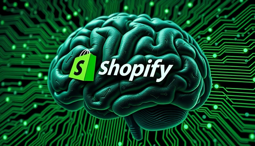 AI in digital marketing concept with green circuitry and logo