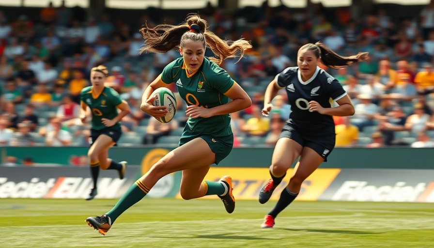 Mathrin Simmers in South African rugby match.