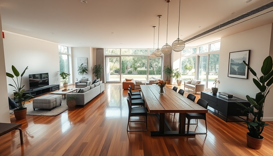 Spacious Tokai living room with modern decor reflecting property market trends.