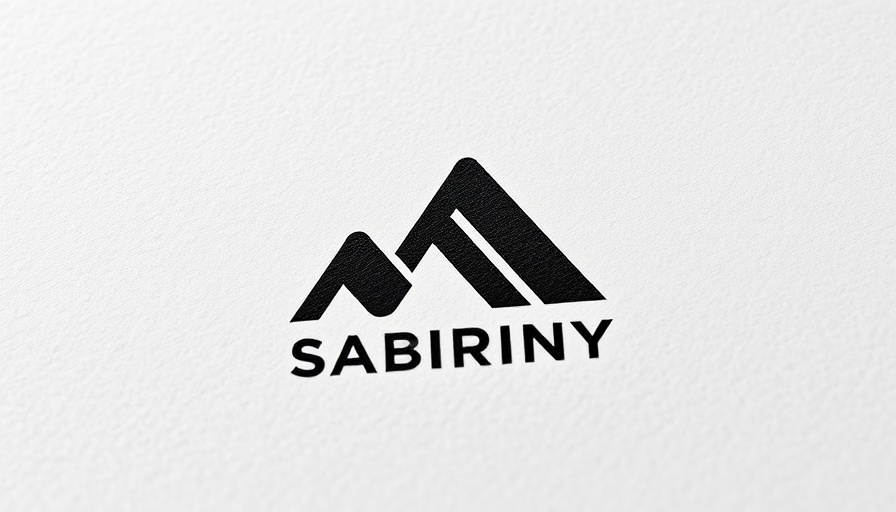 Modern logo design on paper exemplifying brand identity