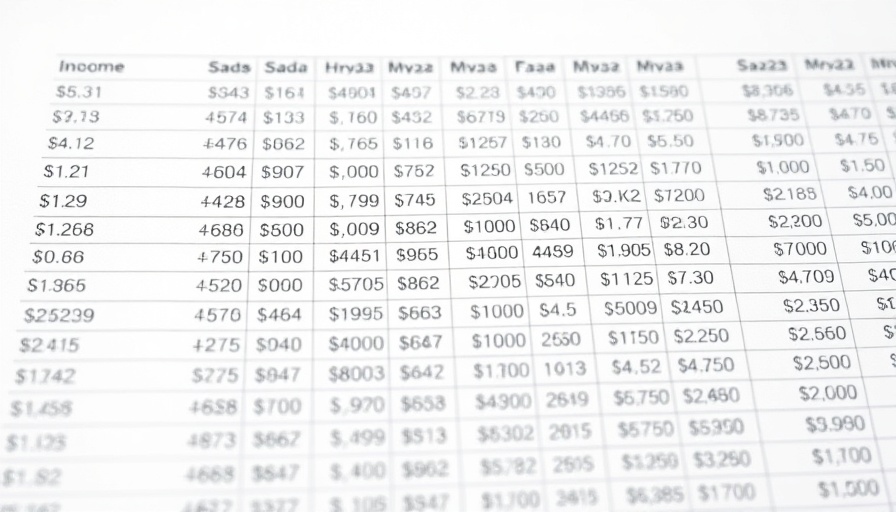 Dividend Income Summary spreadsheet with listed ticker symbols and amounts.