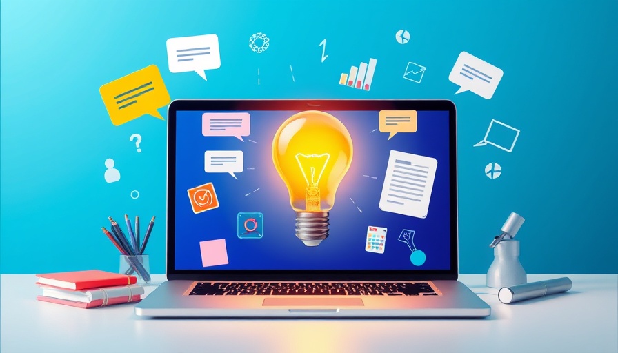 Illustration of Next Gen Personal Finance concept with elements like a glowing bulb, calculator, and digital tools, emphasizing education and innovation in financial services.