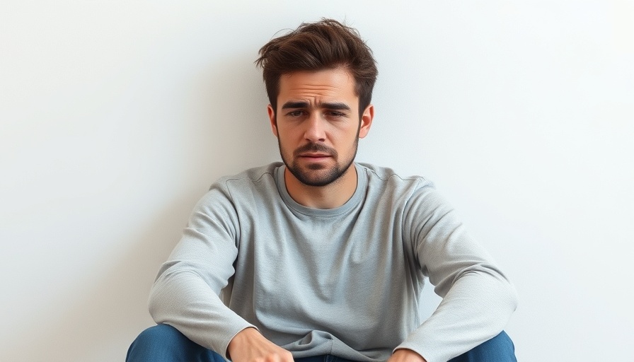 Casual man looking fatigued against white background, Bitcoin and Altcoin Trends.