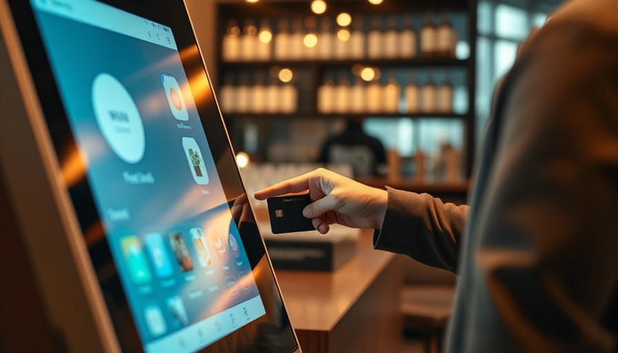 High-performance kiosk screens in use at a modern cafe.