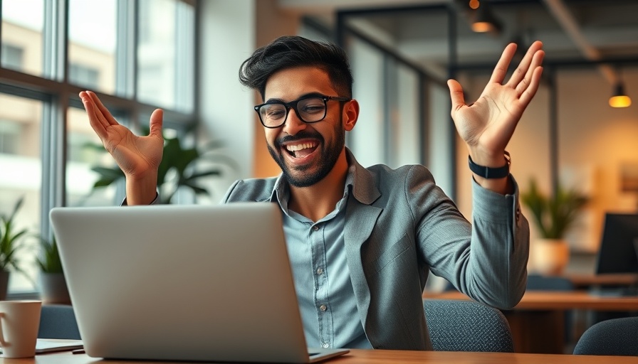 LinkedIn post templates for engagement tips displayed over a person celebrating.