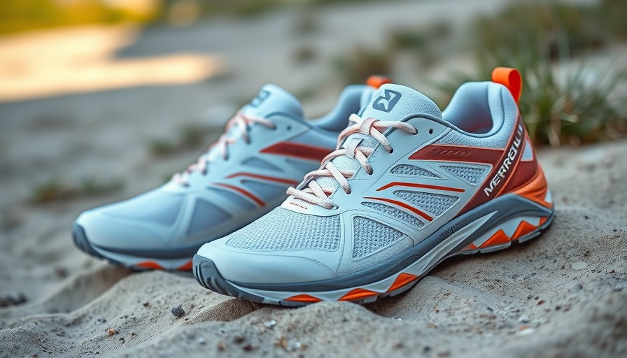 Merrell Pro Morph Hybrid review shoes on sandy terrain.