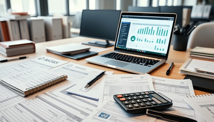 Office setup with documents for Income Tax Guidelines for Professionals.
