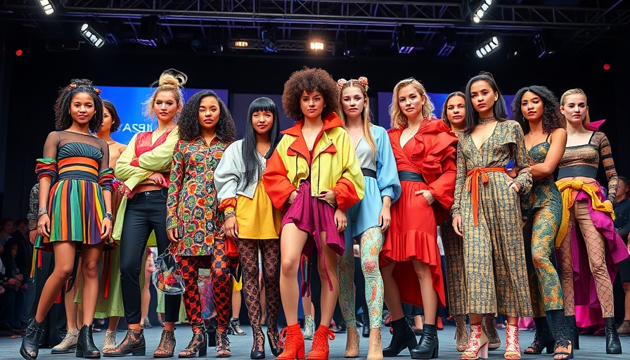 Student designers Durban July showcasing fashion on stage