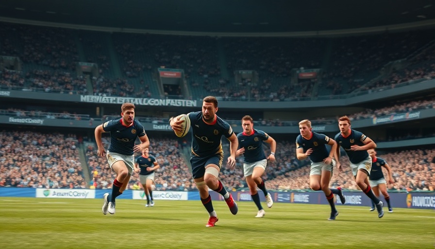 Springboks performance in intense rugby action on the field.