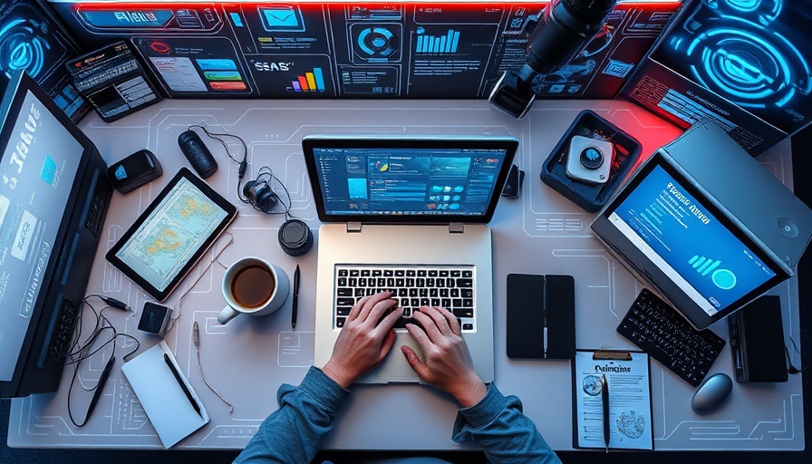 Futuristic tech setup with SaaS elements for Malayan Insurance IFRS 17 readiness.