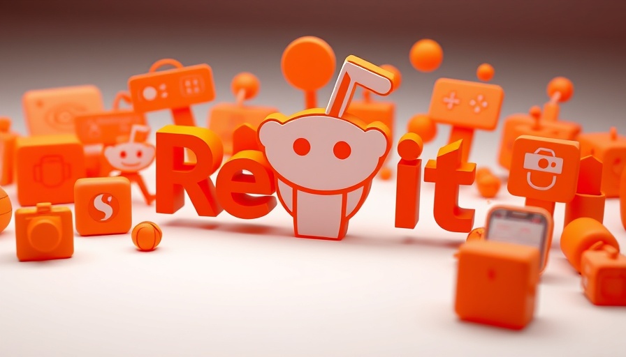 Vibrant Reddit logo with orange icons, symbolizing Reddit snippets in marketing.