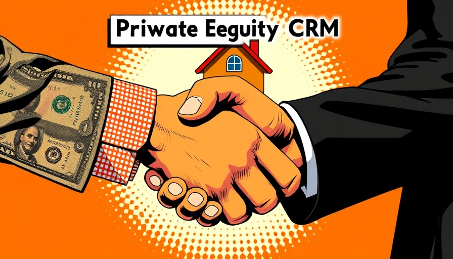Best CRMs for private equity handshake pop art illustration