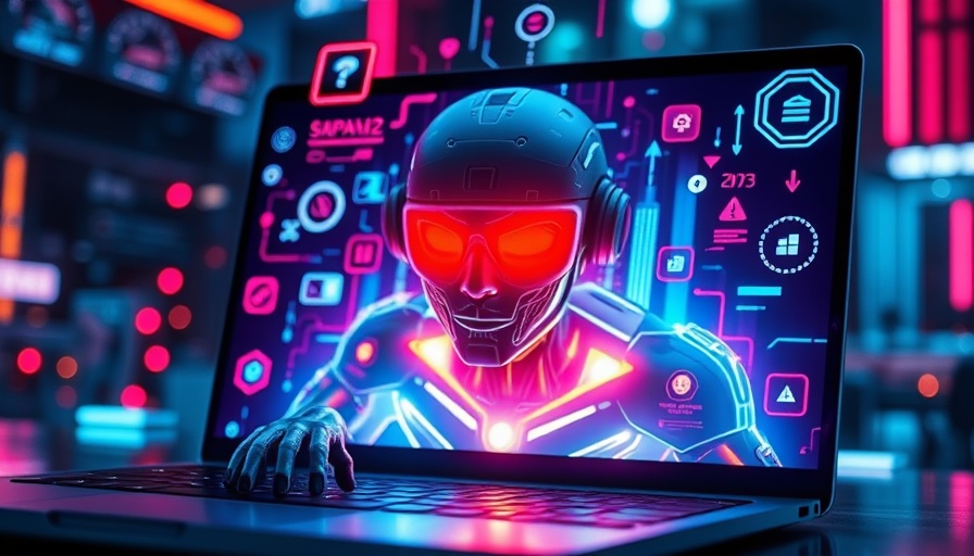 Futuristic AI-themed image showcasing new AI technology in action.