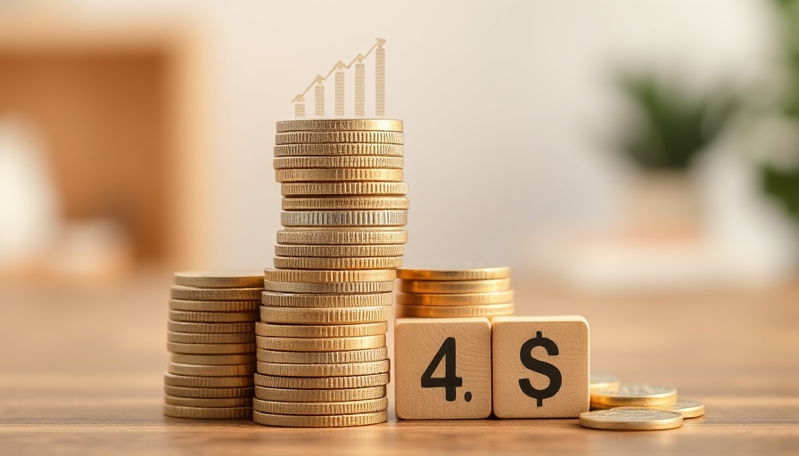 Coins stacked on blocks with expense icons depicting Parenting Planning Errors Costing Savings.