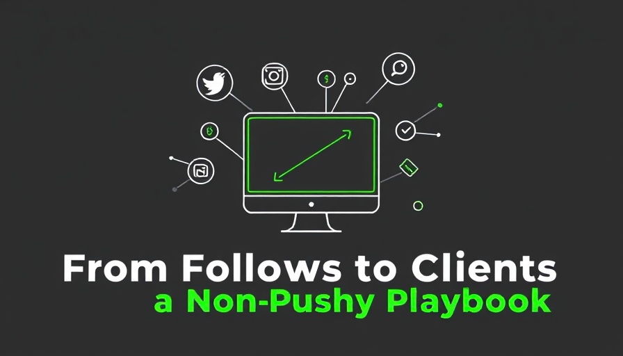 Social media marketing strategies illustration with computer and icons.