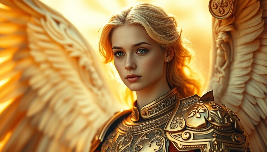 Ethereal angelic presence with glowing wings for Engelkarte Ziehen.