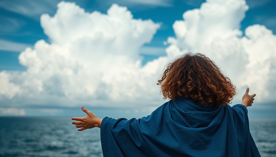 Contemplative woman by ocean under clouds emphasizing INFPs and Mental Health Awareness.