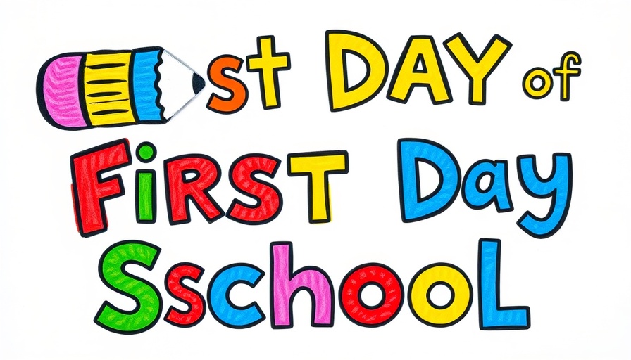Colorful first day of school pencil sign, Free Printable First Day of School Pencil Sign.