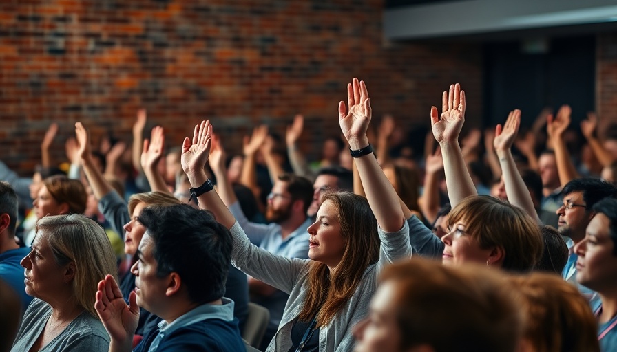 Digital marketing trends 2025 conference audience engages.