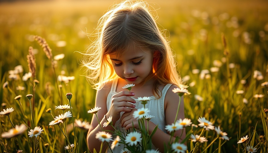 Young girl in field promoting youth substance abuse prevention