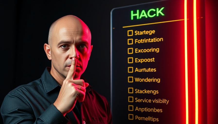 Bald man signaling silence by hack list for Google Hacks for Service Visibility.