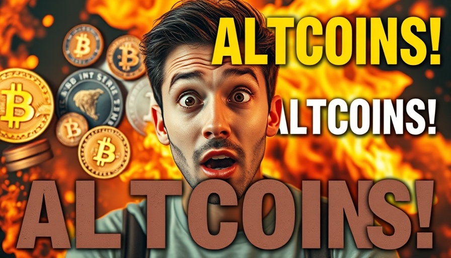 Expressive reaction to Bitcoin and altcoins pop, text 'ALTCOINS!!!!'.