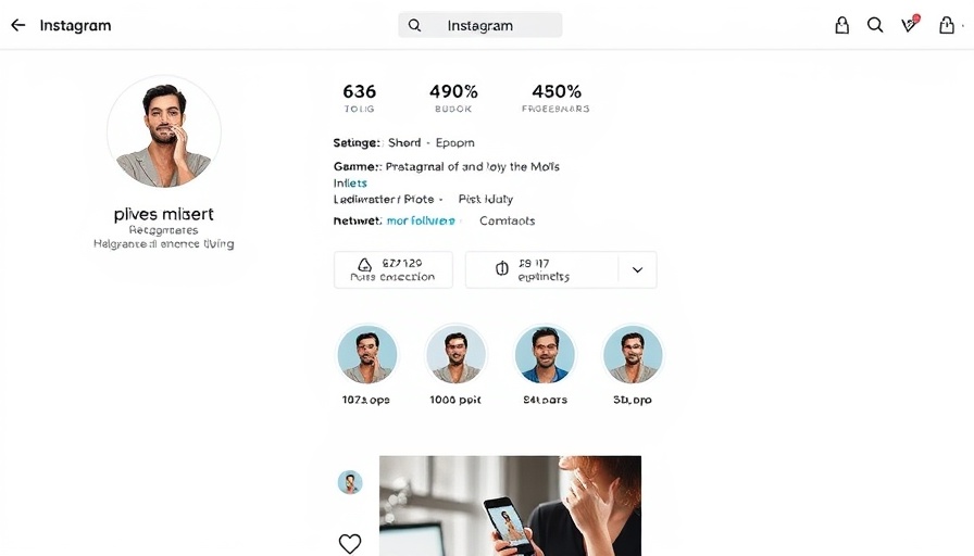 Instagram profile showing follower count and options, related to social media optimization techniques.