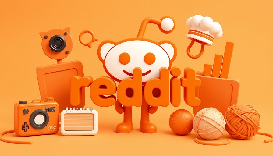 Reddit logo with orange 3D objects; backlinks with UTM parameters.