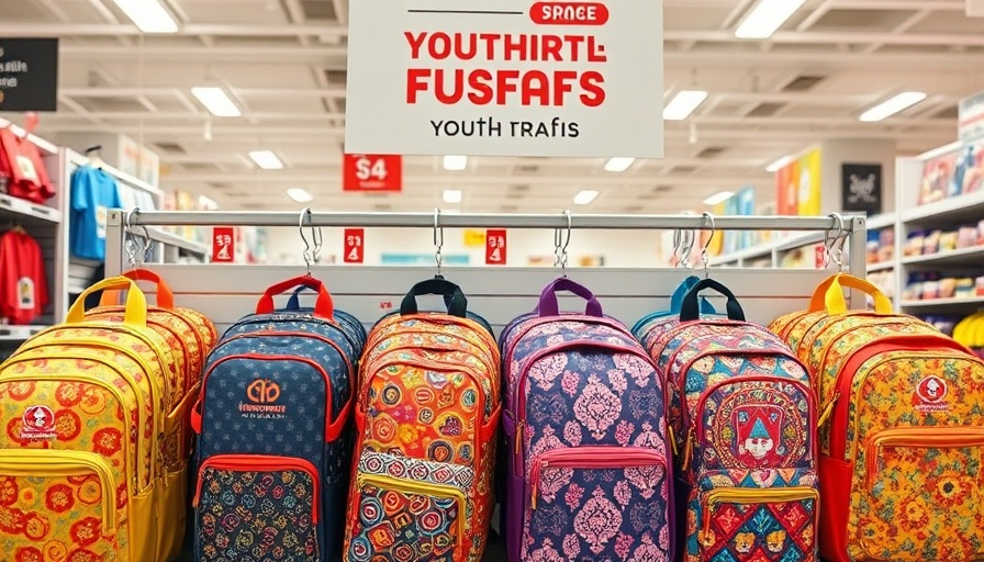 Colorful Target backpacks display showcasing various designs under $5 deal.