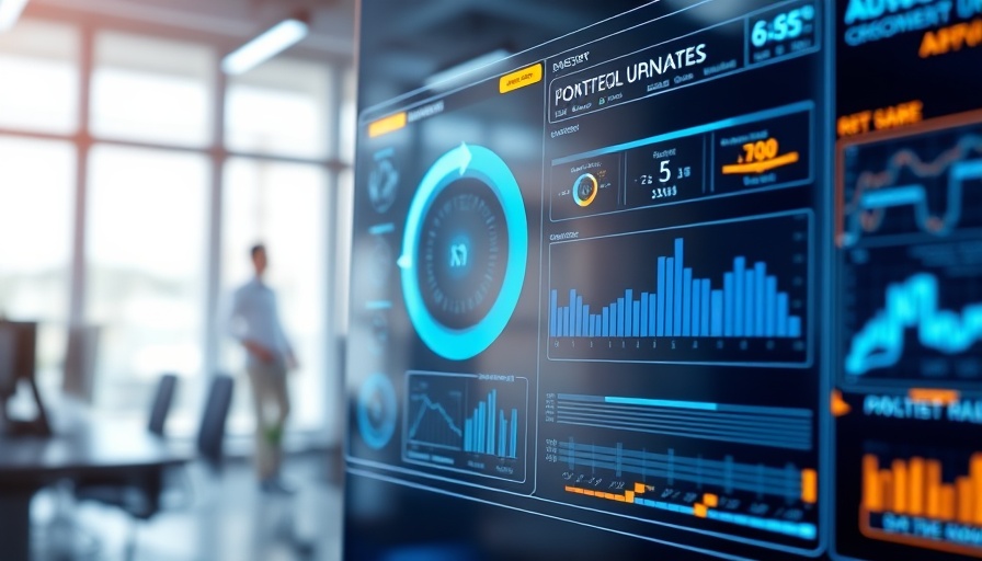 Futuristic interface display for SARS digital platform upgrades.