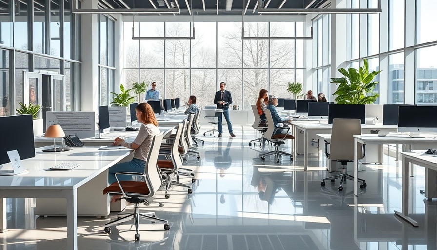 Contemporary office representing top UK digital marketing agencies.
