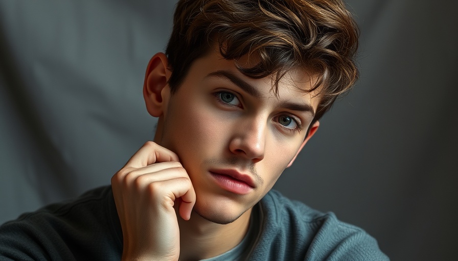 Young man pondering, illustrating clues indicating professional competency in finance.