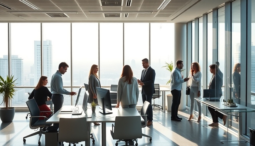 Modern office scene highlighting Branding Insights from BJ.
