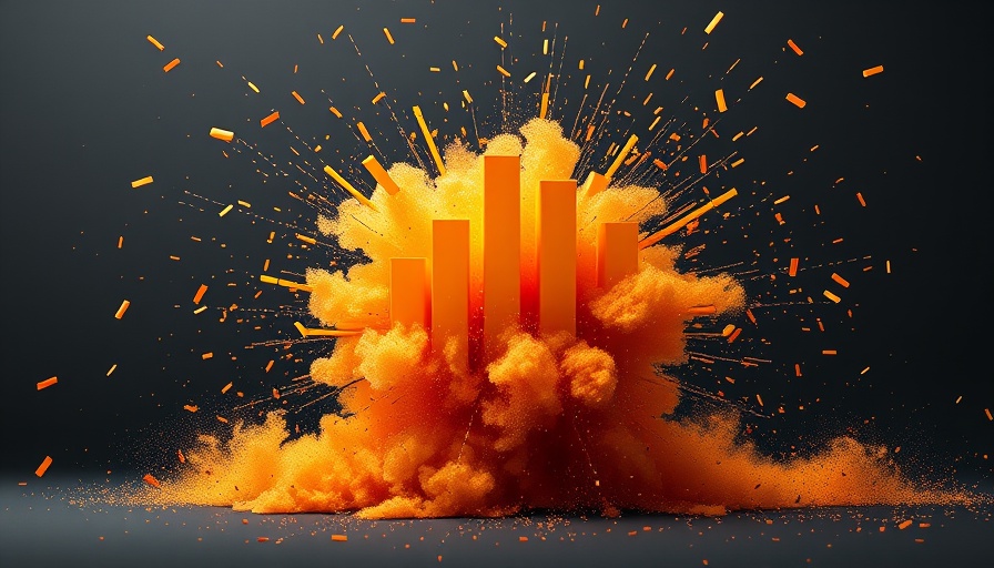 Exploding bar chart illustrating Google Analytics updates.