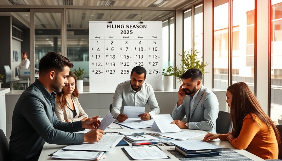 Professionals in office preparing for Filing Season 2025.