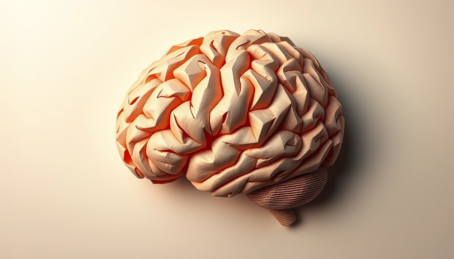 Intricate paper brain illustrating high IQ brain function.