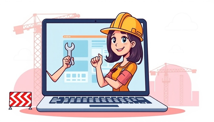 Cartoon of engineer illustrating digital transformation in AEC.