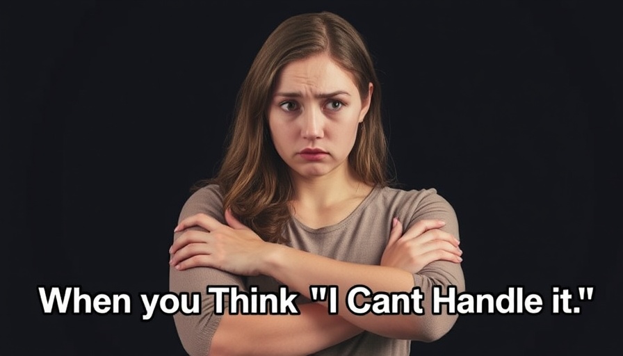 Therapy for Managing Overwhelm: concerned woman crossing arms.