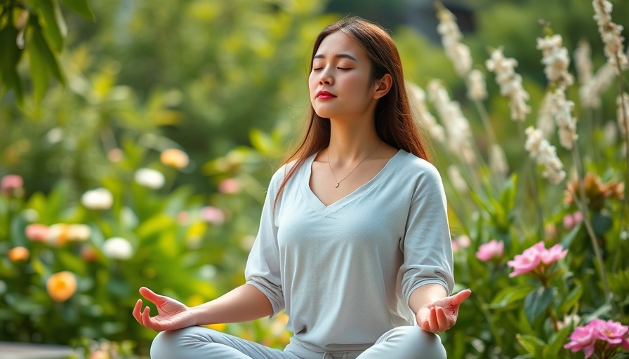 Serene meditation in a lush garden symbolizing forgiveness.