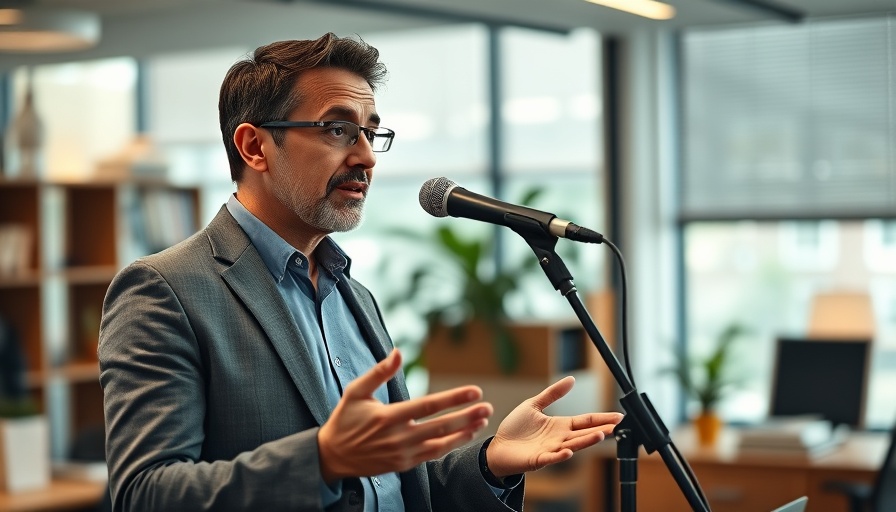 Engaging speaker discussing how to win at Google Ads without a big budget