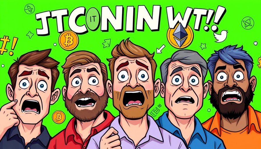 Urgent Ethereum price alert with men and crypto symbols