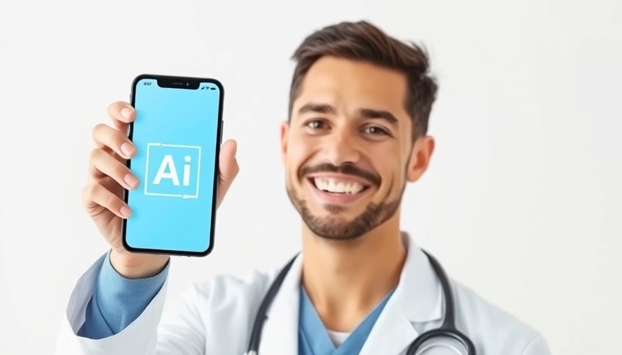 Doctor showcasing AI for GenAI chatbots in mental health