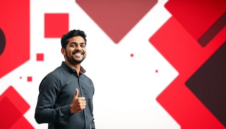 Young speaker illustrating digital minimalism at TEDx event