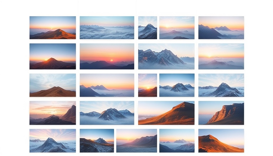 CSS webpage layout with equal-height image grid
